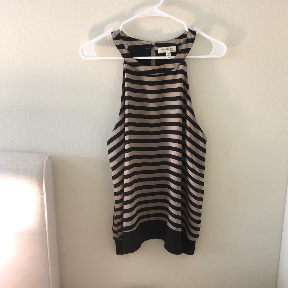 Halter chiffon top